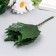 Decor for creativity "leaves dark green" set of 10 pcs 9x4.5 cm