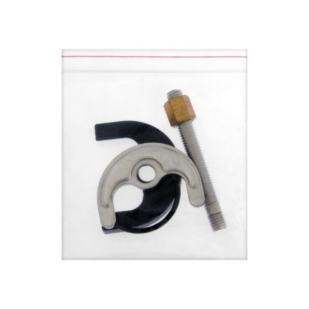 Accoona A55117 kitchen mixer, single -leaf, high spout, brass, chrome-3