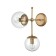 Bra Modena, 2x40W E14, Color Gold