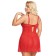 Softline collection brta combination and thongs, red color, XXXL size