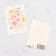 Bir-shredik "Universal" bouquet of flowers, white background, 8x5.5 cm