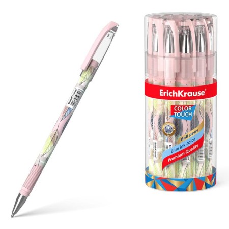 Ballic handle Erichkrause Colortouch Flora, node 0.7 mm, blue ink
