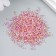 Glass bead 12/0 "cylinder. Pink melange" 10 g