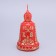 Carved candle "Easter bell", red, 7x11 cm, 140 grams