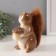 Piggy bank Ceramics "Squirrel with stoolen" 9x13x15.5 cm