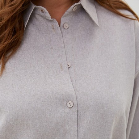 Women's shirt MIST PLUS-SIZE, p. 56, beige-2