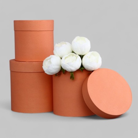 Set of hats 3 in 1 orange, 21 x 20 - 16 x 17 cm-1