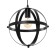 Bayerlux lamp "Laterna" 1xe27 40W black 33x33x100 cm.
