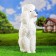 Garden figure "Poodle Sitting" 31x23x63cm