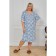 Women's dress, size 64, blue color