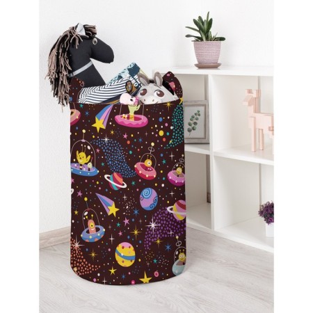 Basket for toys "Star aliens, size 40x60 cm