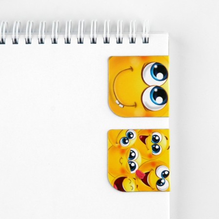 Magnetic bookmarks 2 pcs on the Smiles substrate-3