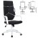 Office Office Brabix Premium "Prime EX-515", white plastic, fabric, black