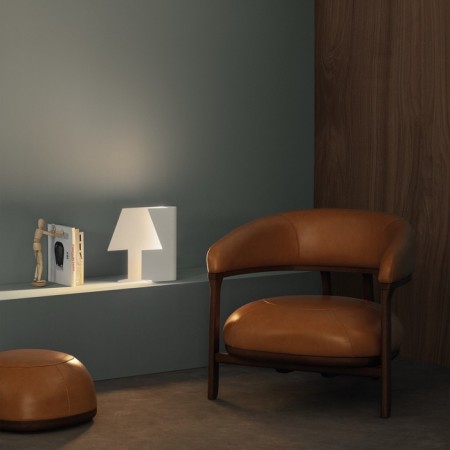 MANTRA BOOK, LED, 420LM, 3000K, 233x60x233 mm table lamp, white color is white-3