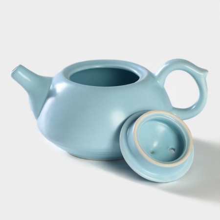 A set for the tea ceremony Ceramic “Morning”, 5 items: 4 Piales 50 ml, kettle 200 ml-6