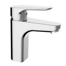 Zipponi Zen washstand mixer, medium 1-crap with bottom valve, chromium color