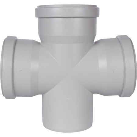 Cross sewer stout SKB-0018-011087 D = 110 mm, 87.5 °, 1-plane, silent-1