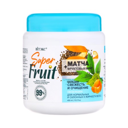 Hair balm Vitex Superfruit "Match+Fruit mix", 450 ml
