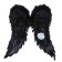 Wings "Angel", 50 × 40, black color