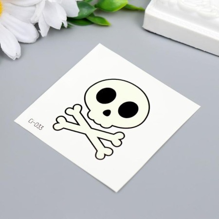 Tattoo on the body phosphorus "horror stories" mix 6x6 cm-3
