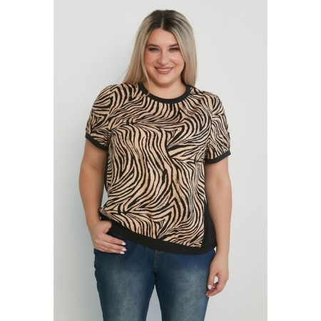 Female blouse, size 56, black color