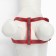 Sports set a reflective, leash 120 x 1 cm, fire 23-35 cm, red