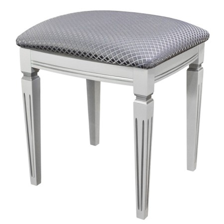 Vasco banquet in 106n, 420x470x490, white/silver/atina silver