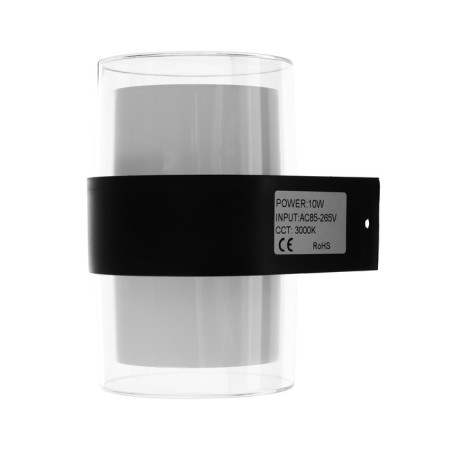Facade lamp “Double Grand”, FSD-040, 10 W, 3000K, IP65, 220 V, plastic, black-6