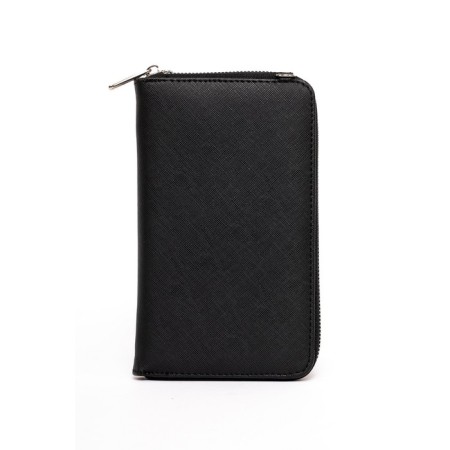 Cross-Body Bag, eco-leather, David Jones Black, 12x4x20 cm-1
