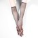Carnival gloves, black color with rhinestones, long