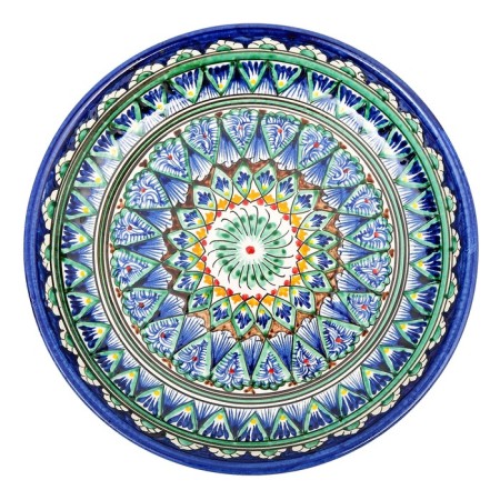 Largan Rishtan ceramics "Patterns", 25 cm, blue, mix-5