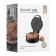 Electric waffle iron Galaxy Line GL 2987, 1200 W, anti-stick coating, black-gray