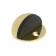 Hoping Lockland stop, with fasteners, d = 40 mm, h = 25 mm, color gold
