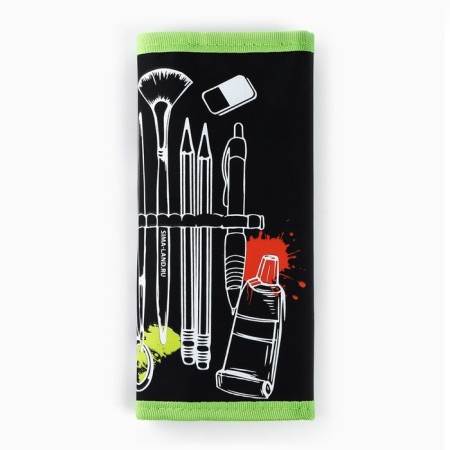 Penal for brushes and pencils Textiles, 16 objects "drawing"-4