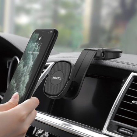 Hoco Ca61 car holder, magnetic, black-8