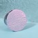 Folding mirror "crocodile", d = 7.5 cm, the color is gentle - pink