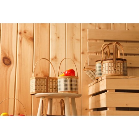 Basket for storage of the shares Nature, 19 × 14 × 12, bamboo-5