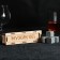 Woods for whiskey in a wooden box "Man 100%", 4 pcs