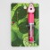 Set 2 objects: bracelet, lip gloss "avocado" clover, green color, 6 cm