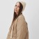 Women's cap with a rabbit hair, p. 56 cm, beige