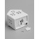 LED figure "House with a round window" 7.7x5.7x10.2 cm, 1 LED, LR44x3 (in the computer), T/white 10502