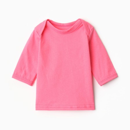 T -shirt with DL. Sleeve Bloom Baby, p. 56 cm, pink
