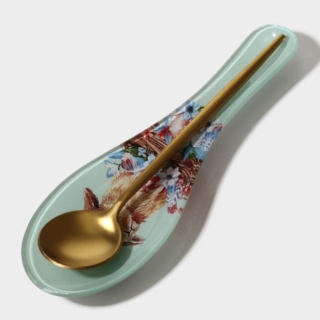 Glass stand under the spoon of the share "Rabbit", 23.5 × 8.3 × 1.5 cm-6