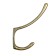 Furniture tundra hook TKD014, two -rod, bronze, 200 pcs
