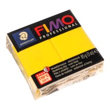 Plastic - polymer clay, 85 g, Professional, pure yellow