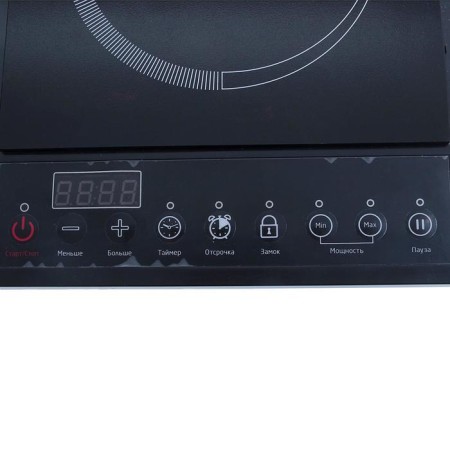 Induction tile KitFort KT-109, 2 burners, 1000/1000 W, black-3