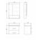 Mirror Comfort Comfort Parma 60 for the bathroom, color smoky oak color