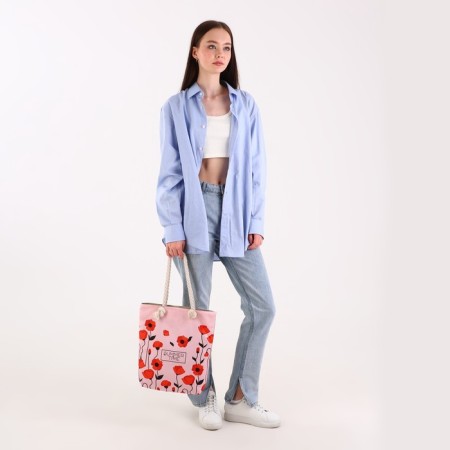 Women's beach bag "Summer Time", 35x40 cm-12