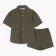Set for a boy (shirt, shorts) minku, green color, height 68-74