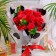 A premium bouquet of red soap roses, 11 pcs